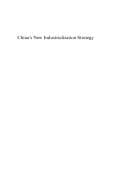 Tapa de China's new industrialization strategy