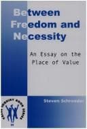Tapa de Between freedom and necessity
