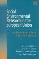 Tapa de Social environmental research in the European Union
