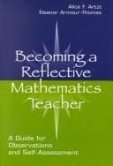 Tapa de Becoming a reflective mathematics teacher