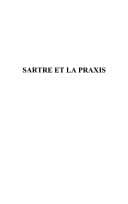 Tapa de Sartre et la praxis