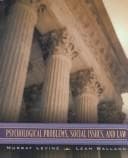 Tapa de Psychological problems, social issues, and law