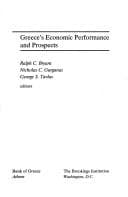 Tapa de Greeces Economic Performance and Prospects