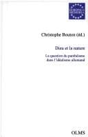 Tapa de Dieu et la nature: la question du pantheisme dans l'idealisme allemand