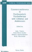 Tapa de Countertransference in psychoanalytic psychotherapy with children and adolescents