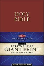 Tapa de Holy Bible Personal Size Giant Print Reference Edition