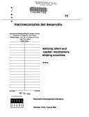 Tapa de Globalizing talent and human capital