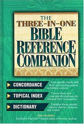 Tapa de The Three-in-one Bible Reference Companion
