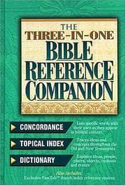 Tapa de The Three-in-one Bible Reference Companion