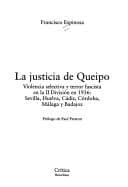 Tapa de La justicia de Queipo