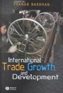 Tapa de International Trade, Growth, and Development