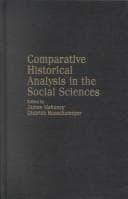 Tapa de Comparative historical analysis in the social sciences