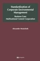 Tapa de Standardization of corporate environmental management