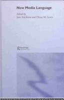 Tapa de NEW MEDIA LANGUAGE; ED. BY JEAN AITCHISON.