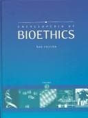 Tapa de Encyclopedia of Bioethics, Vol. 3