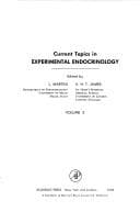Tapa de Current Topics in Experimental Endocrinology