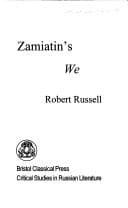 Tapa de Zamiatin's We