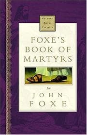 Tapa de Foxe's Book Of Martyrs Nelson's Royal Classic