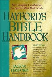 Tapa de Hayford's Bible Handbook The Complete Companion For Spirit-filled Bible Study