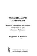 Tapa de The African epic controversy