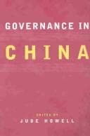 Tapa de Governance in China