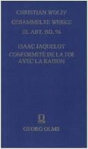 Tapa de Conformité de la foi avec la raison