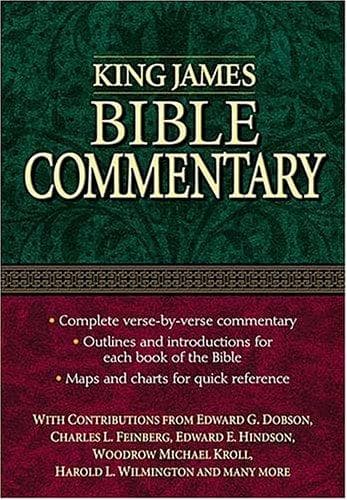 Tapa de King James Bible Commentary