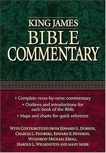 Tapa de King James Bible Commentary
