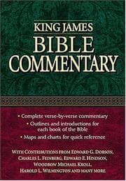 Tapa de King James Bible Commentary