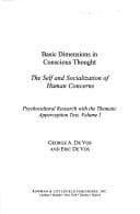 Tapa de Basic Dimensions in Conscious Thought