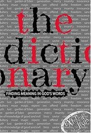 Tapa de The Dictionary Finding Meaning In God's Words