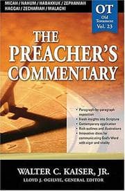 Tapa de Micah/Nahum/Habakkuk/Zephaniah/Haggai/Zechariah/Malachi (The Preacher's Commentary, Volume 23)