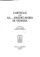 Tapa de Edizione nazionale del carteggio