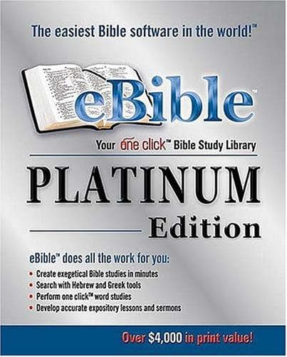 Tapa de eBible  Platinum Edition