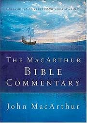 Tapa de The MacArthur Bible commentary
