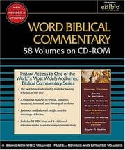Tapa de Word Biblical Commentary CD-ROM