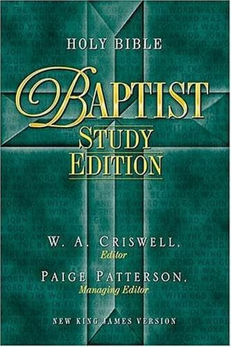 Tapa de Holy Bible - Baptist Study Edition