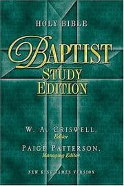 Tapa de Holy Bible - Baptist Study Edition