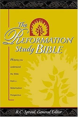 Tapa de The Reformation study Bible