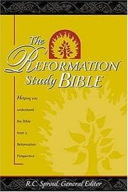 Tapa de The Reformation study Bible
