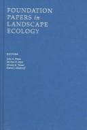 Tapa de Foundation papers in landscape ecology
