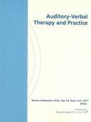 Tapa de Auditory-verbal therapy and practice