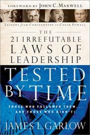 Tapa de The 21 Irrefutable Laws of Leadership Tested by Time