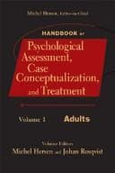 Tapa de Handbook of psychological assessment, case conceptualization, and treatment