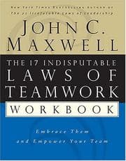 Tapa de The 17 Indisputable Laws of Teamwork Workbook