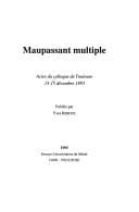 Tapa de Maupassant multiple