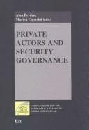 Tapa de Private actors and security governance