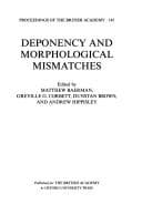 Tapa de Deponency and morphological mismatches