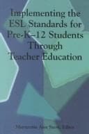 Tapa de Implementing the Esl Standards for Pre-K-12 Students Through Teacher Education
