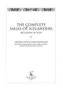 Tapa de The complete sagas of Icelanders, including 49 tales